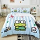 thumbnail image 1 of Kawaii Sanrio Keroppi Print Bedding Set 3PC 1 Duvet Cover 2 Pillowcases Adult and Children Bedding Set Luxury Bed Comforter Set Bed Sheets, 1 of 5