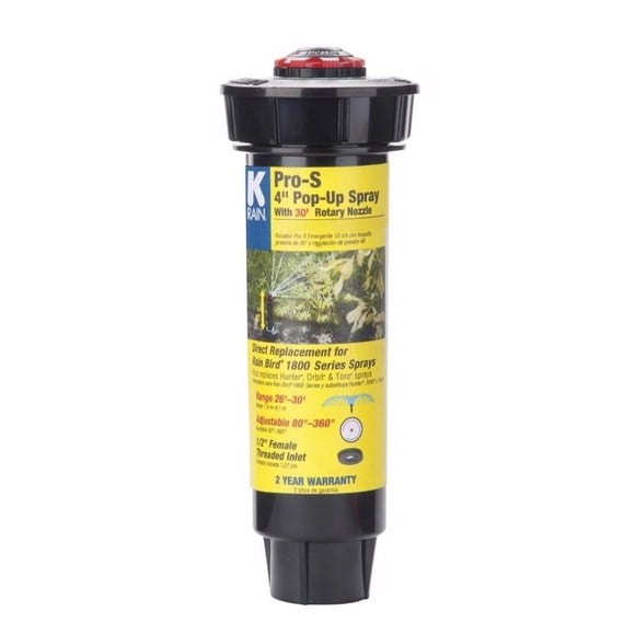 Aspersor para exteriores K-Rain Pro-S Pop-Up de 4 pulgadas