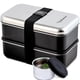 thumbnail image 1 of Bento Box Modaniam, acero inoxidable a prueba de fugas, 1600 ml, 1 of 9