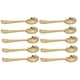 thumbnail image 4 of Vajilla Resistente Para Postres, Fiestas, Bodas, 10 Cucharas Doradas, 4 of 5