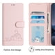 thumbnail image 4 of Funda tipo cartera FOXDOCK para Oppo Reno13 con soporte, ranuras, RFID, diseño de gato, 4 of 5