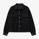 thumbnail image 2 of Chaqueta Mujer Cotelé Oversize Con Elástico Ajustable negro Talla Única, 2 of 2