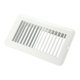 thumbnail image 1 of Registro de suelo JR Products 02-28945, 10 x 20 cm, acero blanco, 1 of 2