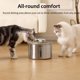 thumbnail image 4 of Fuente de Agua para Gatos PetMuch 3 L Acero Inoxidable con Luz LED, 4 of 9