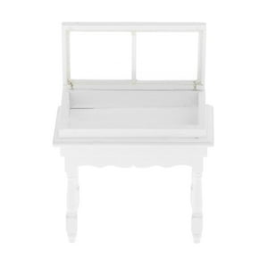 Genérico - Gabinete De Casa De Muñecas A Escala 1:12, Gabinete De Exhibición De Joyería En Miniatura Para Escena De Bricolaje, Color Blanco