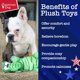 thumbnail image 4 of Juguete de peluche para perros American Dog Allie Gator, duradero, fabricado en EE. UU., 4 of 6