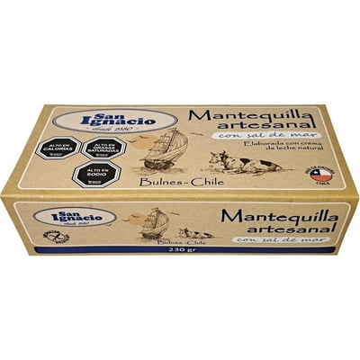 Mantequilla Sal De Mar Tradicional 230 G San Ignacio