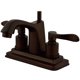 thumbnail image 1 of Grifo de baño Kingston Brass KS8645DFL de 4 pulgadas tipo centerset, 1 of 2