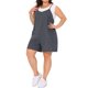 thumbnail image 4 of FAB CURVES Mono sin mangas con tirantes finos de verano para mujer de talla grande 4X Gris, 4 of 6