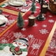 thumbnail image 5 of Bandera De Mesa De Navidad, Bandera De Mesa, Bandera De Mesa De 71 Pulgadas, Estilo Muñeco De Nieve, Para La Decoración De La Mesa De Navidad, Agregando Ambiente Festivo (33 X 180 Cm), 5 of 6