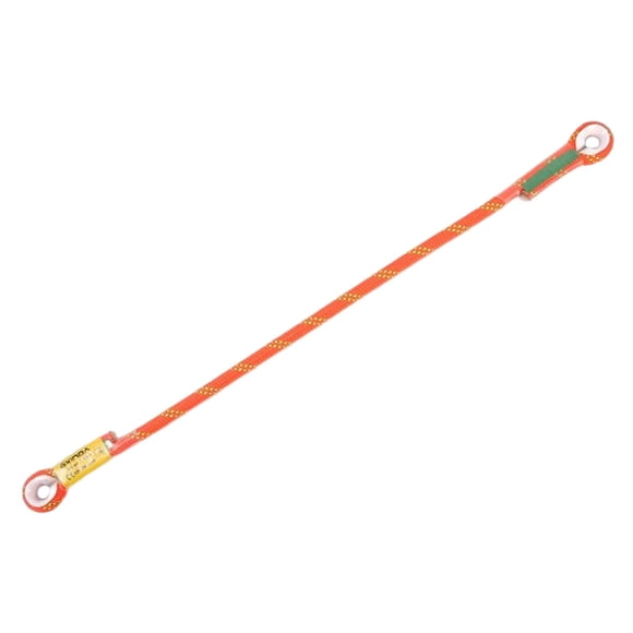 Cuerda de cuerda Prusik de escalada de 22 kN, equipo de protección contra caídas de cuerda de de utilidad suave precosida para montañismo, , Naranja 60cm