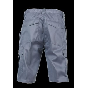 Jayson - Bermuda Cargo 1/2 Cintura Elasticada Gris S