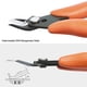 thumbnail image 4 of Pinzas Cortantes De Microalambre Precision Flush Cutter Paquete De 2, 4 of 9