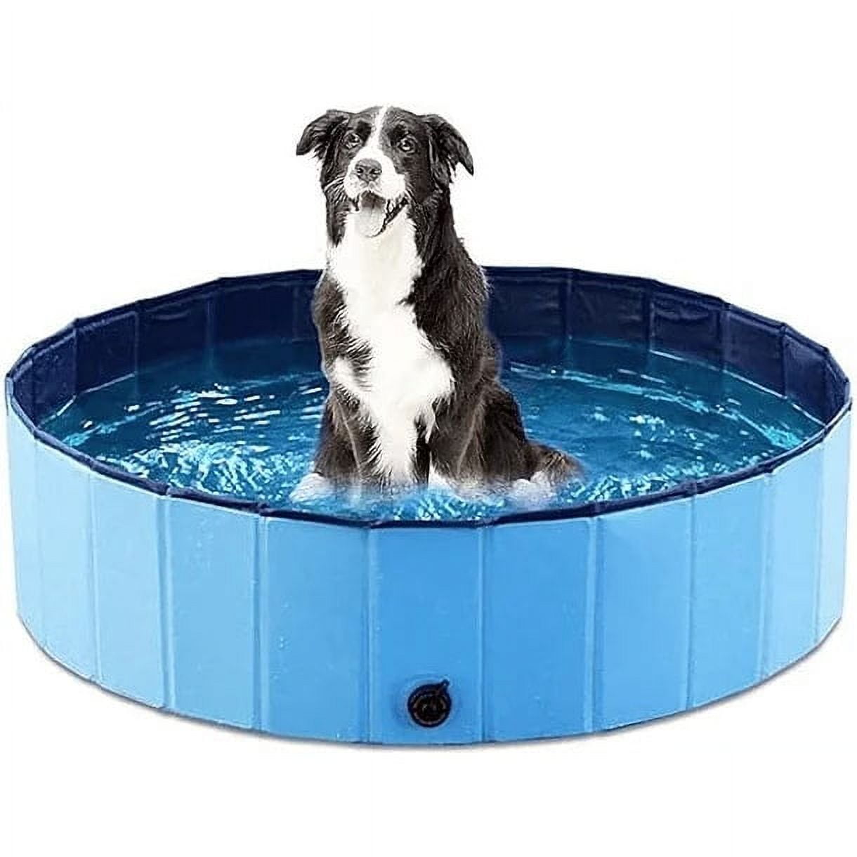 Leonimport - Piscina Plegable Para Perros Para Mascotas 120 X 30 Cm