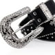 thumbnail image 2 of Rhinestone Cross Rivet Belt with Engraved Buckle - Hip Hop, Jeans, Pants, Western, Cowboy, Cowgirl Belts, 2 of 4