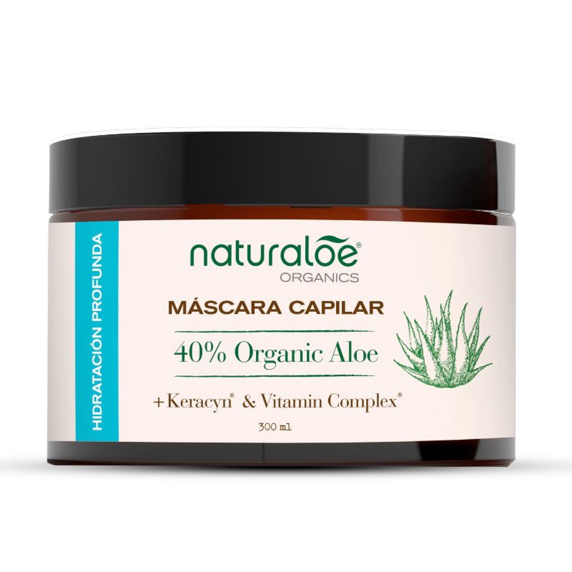 Mascarilla Para El Cabello Naturaloe Hidratación Y Brillo