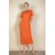thumbnail image 1 of Vestido Estilo Camiseta Con Bolsillos Laterales Talla Grande Para Mujer, 1 of 2