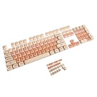 Magideal - Keycaps Set Teclado Mecánico 132 Piezas Accesorios Teclado Repuesto Superficie Esmerilada Material Resistente Adecuado Para Uso Profesional Oficina H Base Líquida