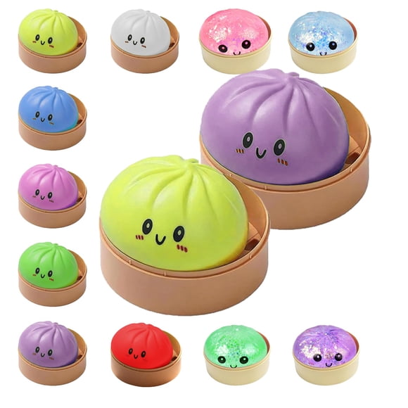 Pelotas antiestrés Squishy de Dumplings QPGJPD, juguete fidget