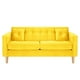 thumbnail image 1 of Sofa New Retro 3c Felpa 05 Amarillo, 1 of 5