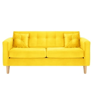 Bodevir - Sofa New Retro 3C Felpa 05 Amarillo