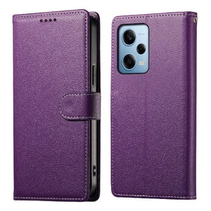Funda Para Foxdock Xiaomi Redmi Note 12 Pro 5G– Cuero Premium, 3 Ranuras Para Tarjetas, Protección Contra Impactos
