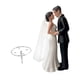 thumbnail image 5 of Wedding Cake Topper Bride Groom Statue For Engagement Parties Bridal Showers Black Suit, 5 of 5