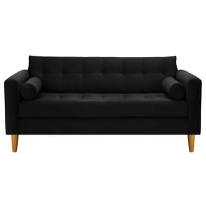Bodevir - Sofa Retro 3C Felpa 04 Negro