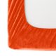 thumbnail image 4 of Juego de sábanas Elegant Comfort de franela de terciopelo Cal King Orange, 4 of 9