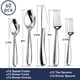 thumbnail image 5 of Juego de cubiertos Stilloye Heavy Duty de acero inoxidable, 60 piezas, 5 of 6