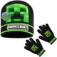 thumbnail image 1 of Set de invierno Minecraft para niños de 6 a 14 años con gorro, bufanda y guantes, 1 of 6