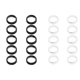 thumbnail image 2 of 20 Piezas Insertos De Agarre De Anillo De Dedo Para Tijeras De Peluquería De Peluquero, 2 of 5