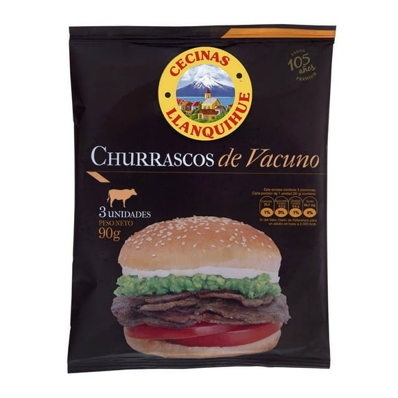 Churrasco de Vacuno, 90 g