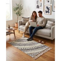 Myl Todo Hogar - Pack Alfombra 60X90 Cm Y 2 Fundas De Cojín Con Bordado Tufting