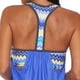 thumbnail image 4 of Tankini push-up con espalda en T, estampado a rayas y pantalones cortos para mujer, 4 of 8