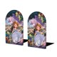 thumbnail image 1 of Sofía la Primera: Princesa Sujetalibros decorativos temáticos, tope para estantería con base antideslizante, uso dual para hogar y oficina - 2 piezas, 1 of 6
