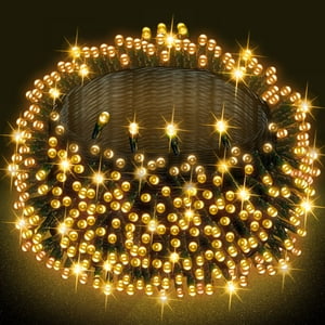 Guirnalda De Luces Navideñas Dazzle Bright 2000 Led, 50 M, Resistente Al Agua