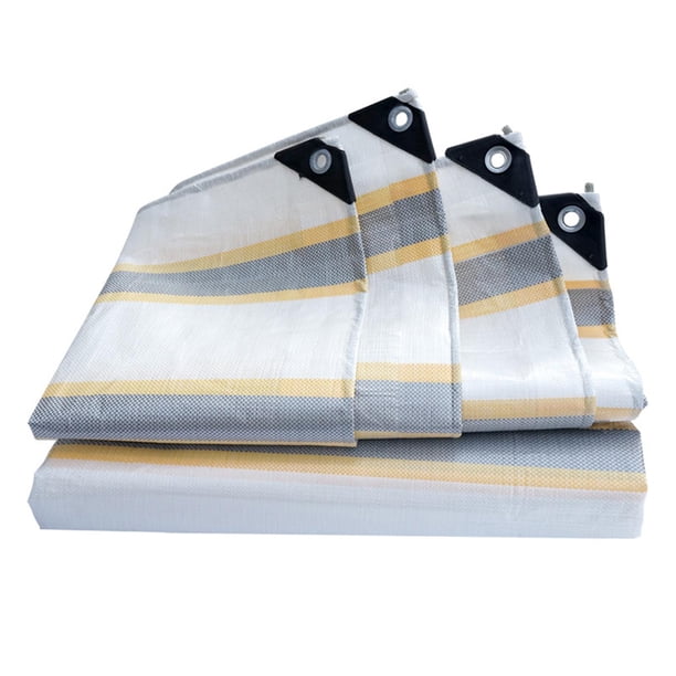 Cubierta de Carga para Camión, Lona de Material PE, Accesorios Multifuncionales para Cubierta de Piscina Y Barco con Ojales, Tela para Sombra de Patio 2x3 metros