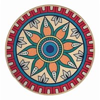 Genérico - Set 4 Individuales Estilo Hindú Étnico