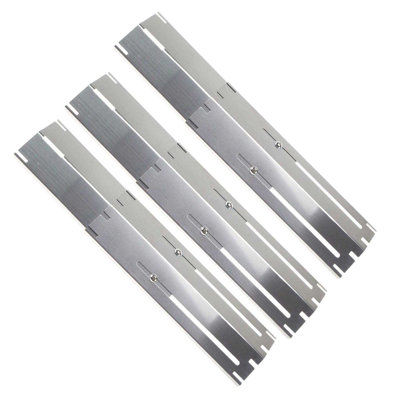 Magideal - El Difusor De Calor De Las Placas Térmicas De La Parrilla Se Extiende Desde 11,75" Hasta 21" O 18,8", Cubierta Del Quemador De La Parrilla De La Barra 3 Piezas