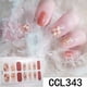 thumbnail image 1 of Y2K Spring Summer 3D Nail Strips Glossy Nail Strips Fashion Full Wraps Nail Polish Sticker Self Adhesive Nail Art Decal Strip For Women Nail Art DIY, 1 of 2