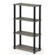 thumbnail image 1 of Estante expositor Furinno Turn-N-Tube de 4 niveles, roble francés, 1 of 6