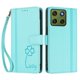 thumbnail image 3 of Funda Cartera Trébol para Motorola Edge 70 5G con Ranuras Tarjetas y Carga Inalámbrica Verde menta, 3 of 6
