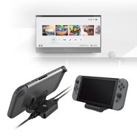 Genérico - Convertidor De Vídeo Hdmi Portátil Compatible Con Nintendo Switch - Estación De Carga Con Diseño Plegable Para La Consola Switch-Negro