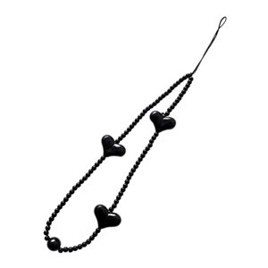 Magideal - Correa De Teléfono Con Cuentas Acrílicas, Funda Creativa Para Teléfono Móvil, Cordón Para Bolsa, Dijes Para Cámara, Colgante Para Teléfono Para Niños E