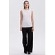 thumbnail image 4 of Polera Mujer Con Textura Y Abertura Blanco, 4 of 4