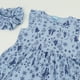 thumbnail image 3 of Vestido Sin Manga y Collet Niña Azul FullPrint Frozen Disney, 3 of 5