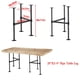 thumbnail image 2 of Juego de 2 patas de mesa Mdjwjj 71 cm × 46 cm negro, 2 of 7