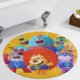 thumbnail image 5 of Ciudad del Gran Árbol Alfombra Redonda de Felpa Coral, Antideslizante, No Desprende Pelusas, Lavable y Duradera para Salón, Dormitorio y Habitación de Niños 60cm, 5 of 6