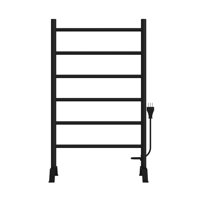 Verken - Calefactor Secador De Toallas 80 W Bajo Consumo Pedestal 70 X 45 Cm Vico Negro